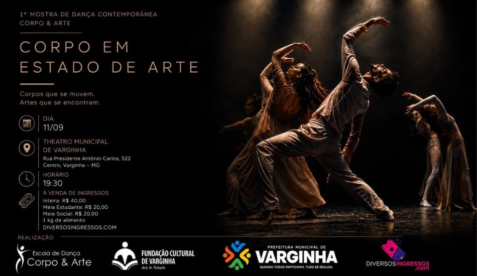 1ª Mostra de Dança Contemporânea - Corpo em estado de arte